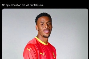 罗马诺：南安普顿有意几内亚前锋吉拉沃吉，正与朗斯谈判